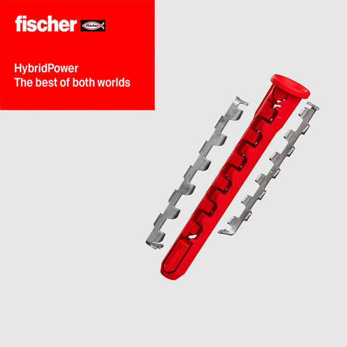HYBRID FRAME DOWEL WITH SCREW 10X90 FUS K FISCHER 4 PCS