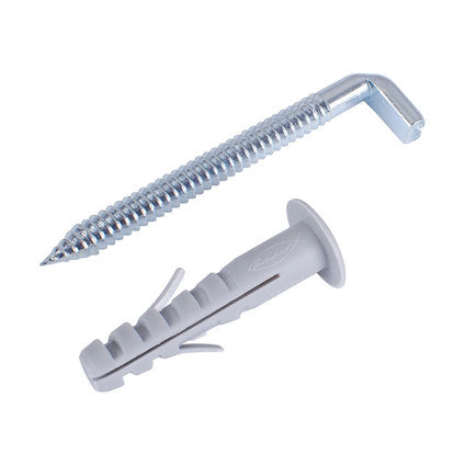 DOWEL FOR CONCRETE WITH SCREW HOOK Ф8Х40MM 2 PCS FISCHER SB8/6K