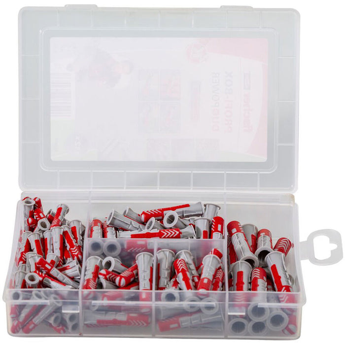 SET OF UNIVERSAL PLUGS 132 PCS. FISCHER DUOPOWER