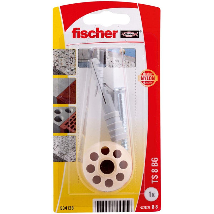 DOOR STOPPER WITH DOWEL BEIGE TS 8 BGK