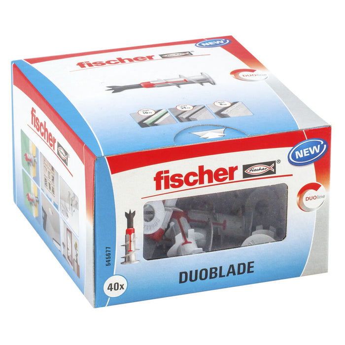 Studs Fischer DUOBLADE 44 x 8 mm (40 Units)