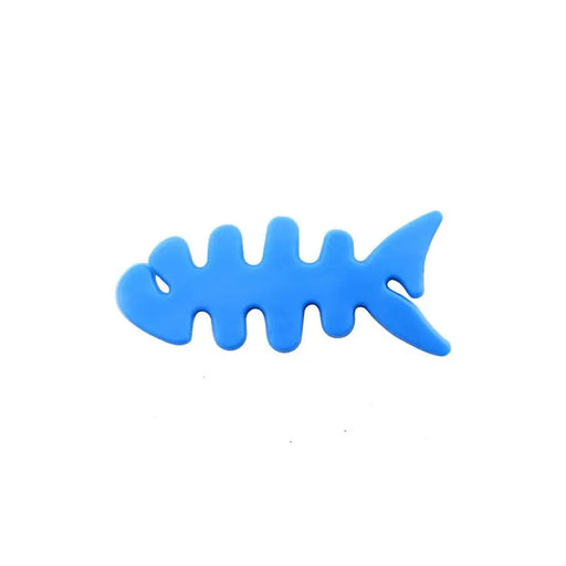 Fish-shaped headphone cable wrap - blue - Other cell phone equipment<<<HurtelXML