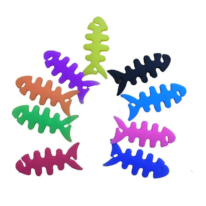 Fish-shaped headphone cable wrap - blue - Other cell phone equipment<<<HurtelXML
