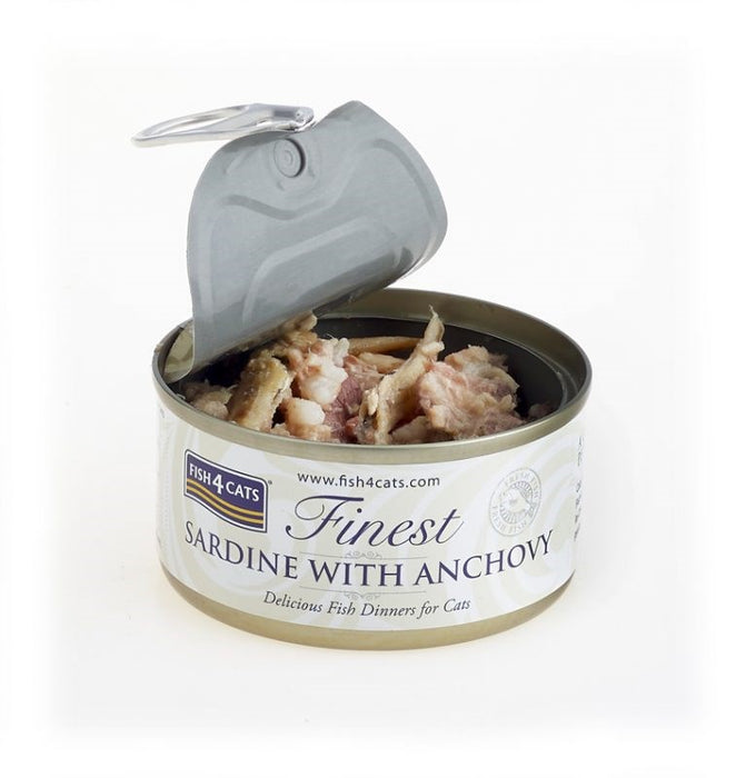 FISH4CATS Sardine with anchovy - wet cat food - 70g