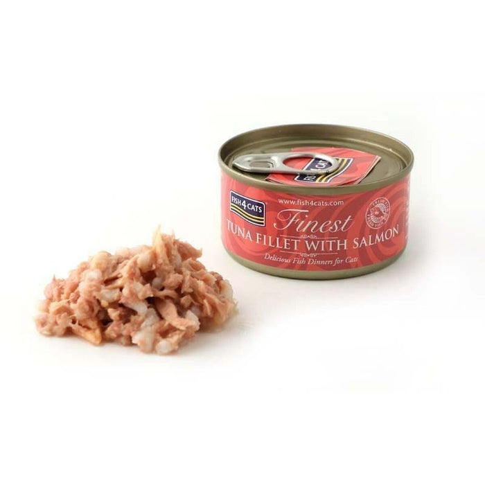 Cat food FISH4DOGS FISH4CATS Tuna fillet with salmon Fish 70 g