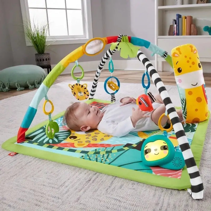 FISHER PRICE EDUCATIONAL 3IN1 RAINFOREST MAT HJW08 - Educational matsZDN-MDU<<<(Games and toys) Toys for the youngest
