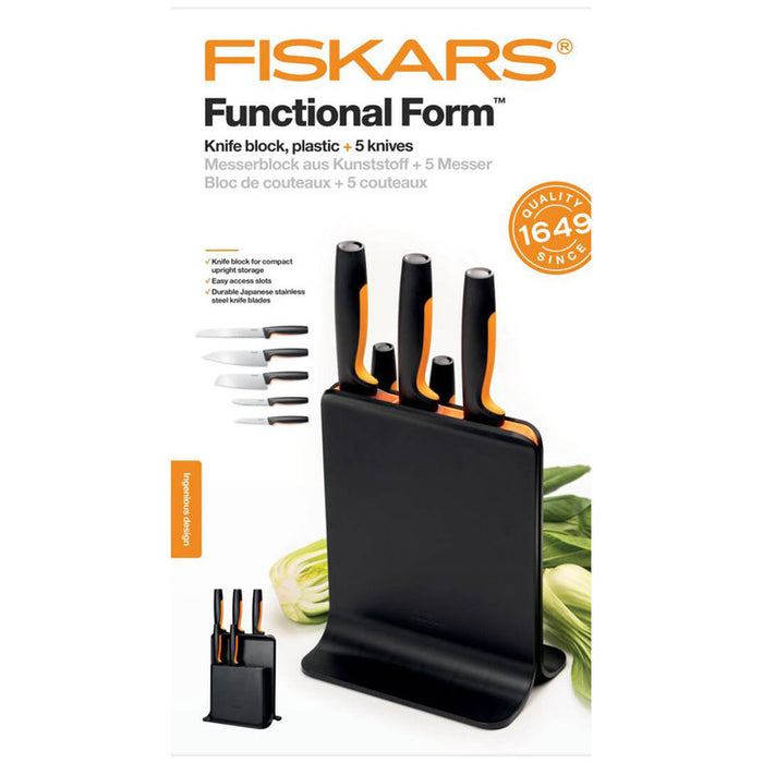 SET OF 5 KNIVES FISKARS FUNCTIONAL FORM