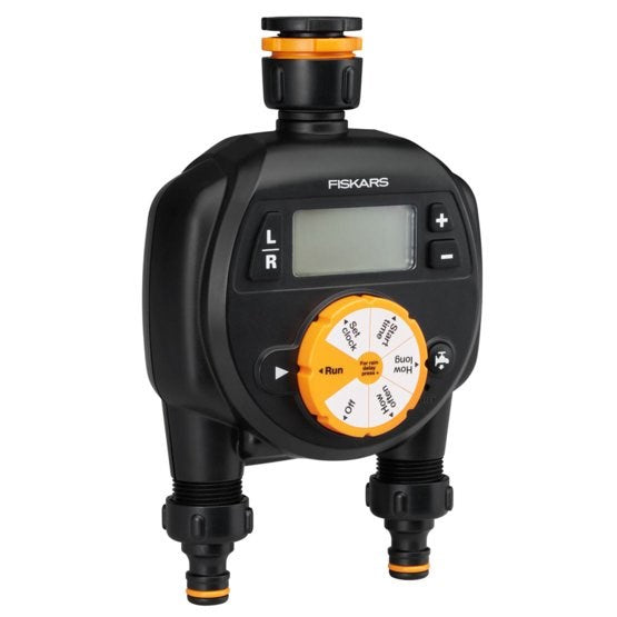 Fiskars 1054792 Black Digital watering timer