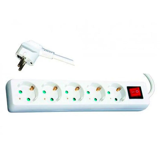 FIVE SOCKET DISCONNECTOR WITH CABLE KONEKTO 5 SOCKETS WITH KEY 3M DETAIL PROTECTION - Разклонители и