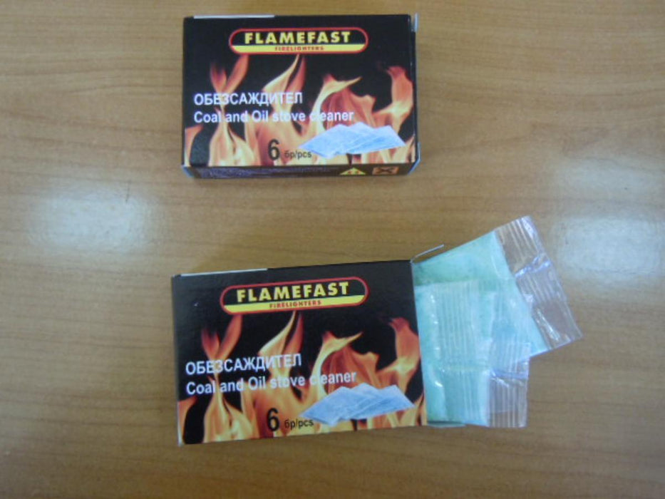 6 PIECES OF CHIMNEY CLEANER.