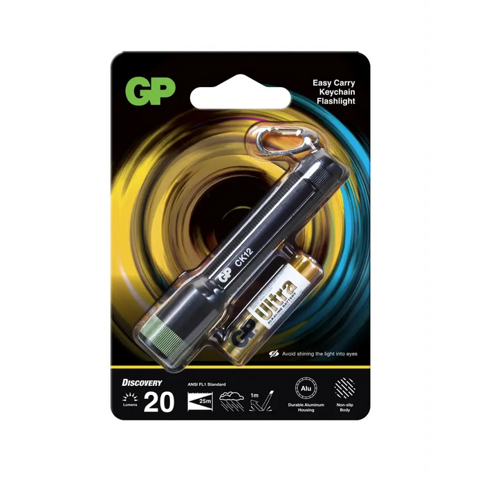 Flashlight key holder GP BATTERIES CK12 LED 20 lm - Фенери<<<Продукти за дома<<<ValiAPI&&&Аксесоари<<<Фото и Видео