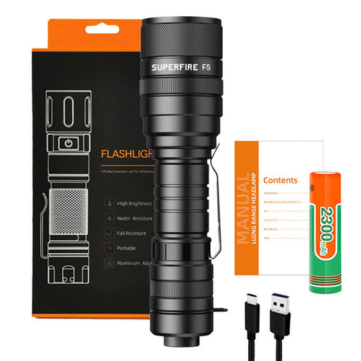 Flashlight Superfire F5 1100lm USB - Other<<<Flashlights<<<Outdoor<<<InnproXML