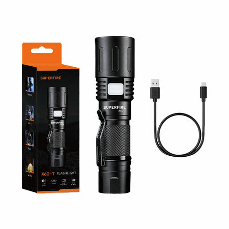 Flashlight Superfire X60-T 1500lm USB - Other<<<Flashlights<<<Outdoor<<<InnproXML