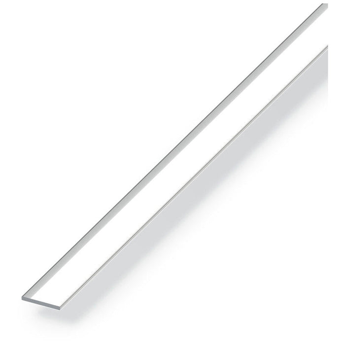 FLAT ALUMINUM PROFILE ANODISED 15 MM 1 M ALFER ALUMINUM - Профили<<<Профили и планки<<<Инструменти и