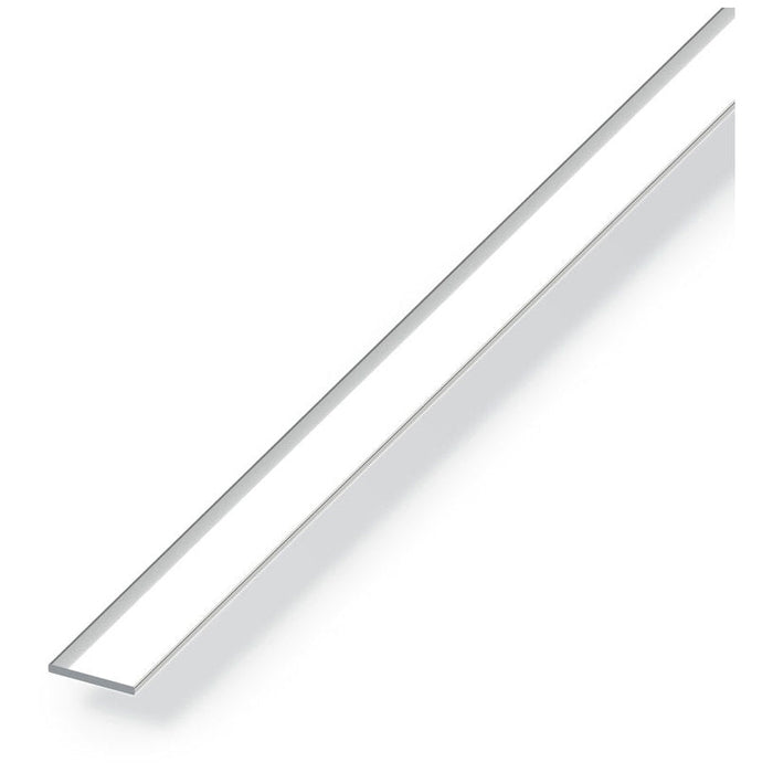 FLAT ALUMINUM PROFILE ANODISED 25 MM 1 M ALFER ALUMINUM - Профили<<<Профили и планки<<<Инструменти и
