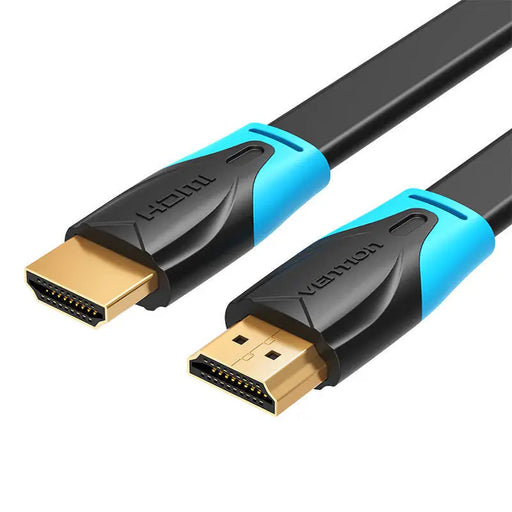 Flat HDMI Cable Vention VAA-B02-L500 5m 4K 60Hz (Black) - Video cables<<<Cables<<<IT Accessories<<<InnproXML&&&Компютър