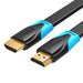 Flat HDMI Cable Vention VAA-B02-L500 5m 4K 60Hz (Black) - Video cables<<<Cables<<<IT Accessories<<<InnproXML&&&Компютър