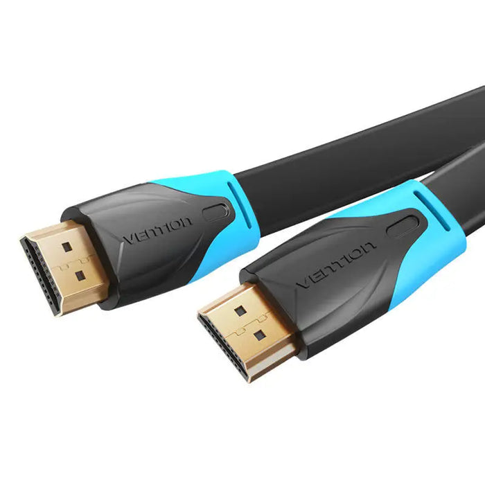 Flat HDMI Cable Vention VAA-B02-L500 5m 4K 60Hz (Black) - Video cables<<<Cables<<<IT Accessories<<<InnproXML&&&Компютър