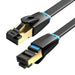Flat Network Cable CAT8 U/FTP Vention IKCBG RJ45 Ethernet 40Gpbs 1.5m (Black) - Network cables<<<Cables<<<IT