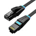 Flat Network Cable UTP CAT6 Vention IBJBI RJ45 Ethernet 1000Mbps 3m Black - Network cables<<<Cables<<<IT
