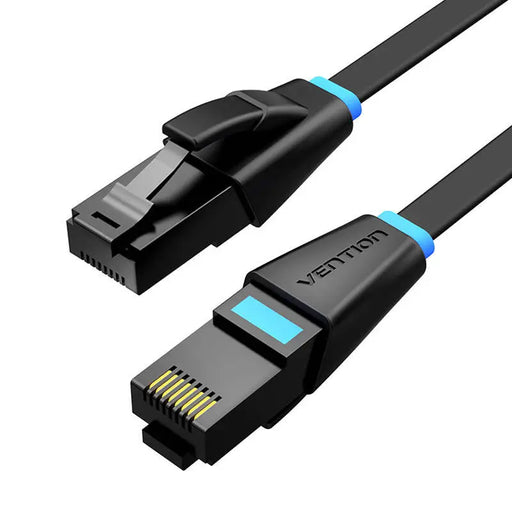 Flat Network Cable UTP CAT6 Vention IBJBS RJ45 Ethernet 1000Mbps 25m Black - Network cables<<<Cables<<<IT