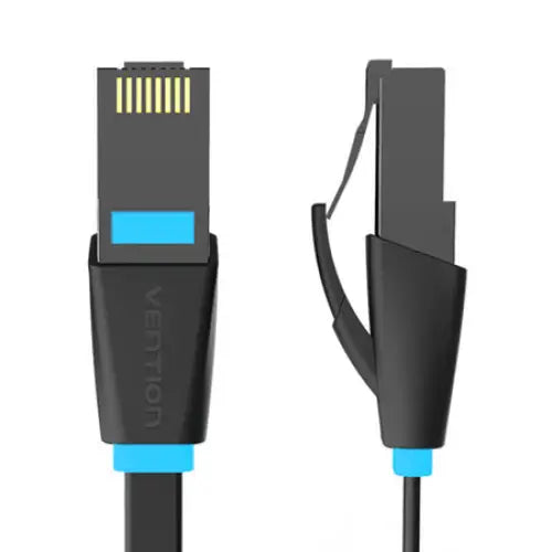 Flat Network Cable UTP CAT6 Vention IBJBU RJ45 Ethernet 1000Mbps 35m Black - Network cables<<<Cables<<<IT