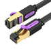 Flat Network Cable UTP CAT7 Vention ICABL RJ45 Ethernet 10Gbps 10m Black - Network cables<<<Cables<<<IT