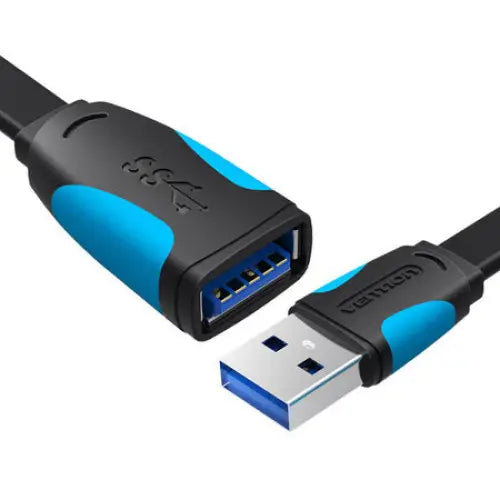 Flat USB 3.0 extender Vention VAS-A13-B150 1.5m Black - Adapters connectors and converters<<<IT Accessories<<<InnproXML