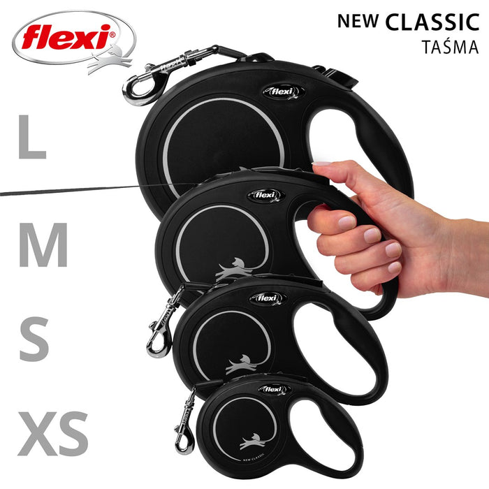 Cat Leash Flexi NEW CLASSIC Black XS 3 m