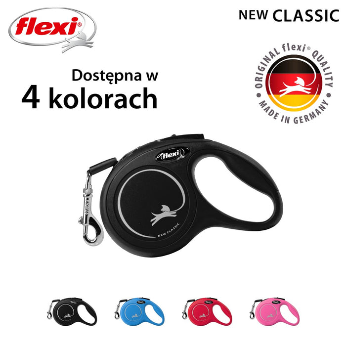 Cat Leash Flexi NEW CLASSIC Black XS 3 m