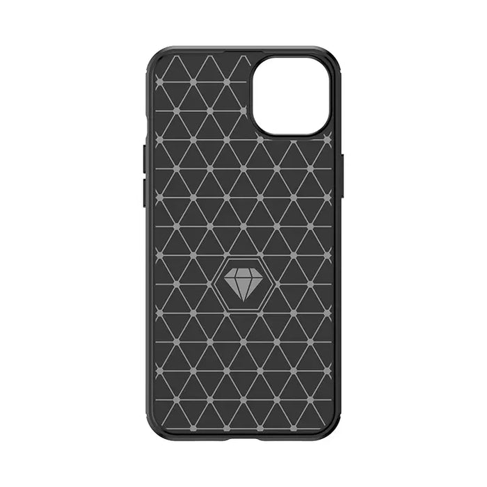 Flexible carbon pattern case for iPhone 15 Plus Carbon Case - black - Cell phone cases and covers<<<HurtelXML