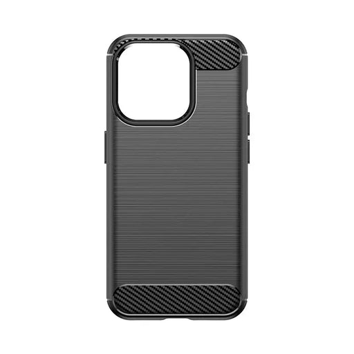 Flexible carbon pattern case for iPhone 15 Pro Carbon Case - black - Cell phone cases and covers<<<HurtelXML