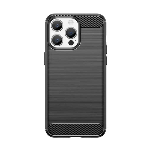 Flexible carbon pattern case for iPhone 15 Pro Max Carbon Case - black - Cell phone cases and covers<<<HurtelXML