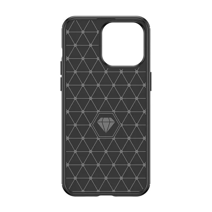 Flexible carbon pattern case for iPhone 15 Pro Max Carbon Case - blue - Cell phone cases and covers<<<HurtelXML