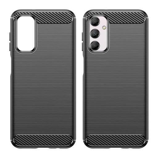 Flexible carbon pattern case for Samsung Galaxy M14 Carbon Case - black - Cell phone cases and covers<<<HurtelXML
