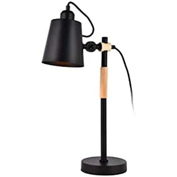 Flexo/Desk lamp EDM 32114 32114 Black Wood Metal 60 W E27 Ø 15 x 54 cm - Декорация и Осветление<<<Дом