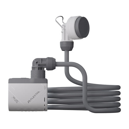 Flextail Tiny Shower Portable Shower with Pump (White)