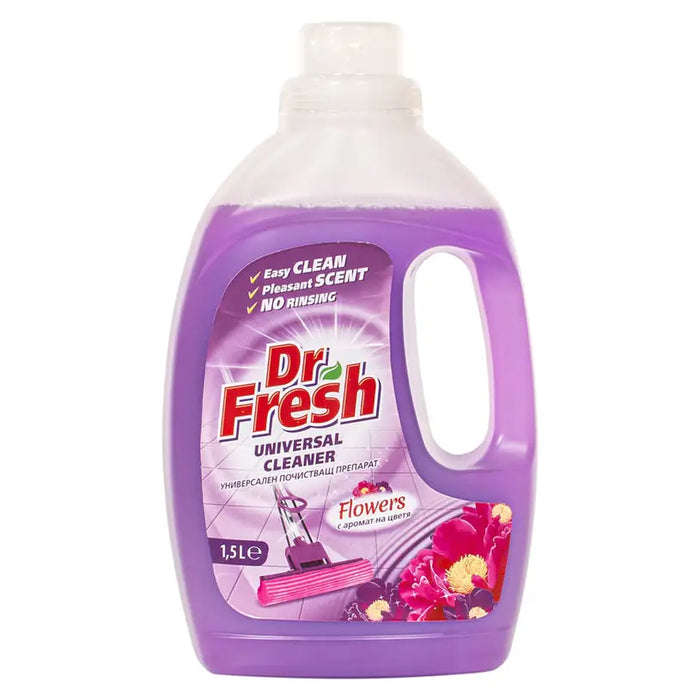 FLOOR CLEANING PREPARATION 1.5 L FLOWERS DR. FRESH - Почистващи препарати<<<Домашни потреби<<<Кухня<<<Praktiker