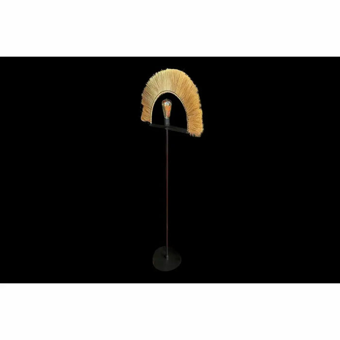 Floor Lamp DKD Home Decor Black Natural Jute Iron 50 W 220 V 56 x 26 x 152 cm - Декорация и Осветление<<<Дом