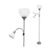 Floor Lamp EDM 30010 Boston Silver 60 W 220-240 V 176 cm - Лампи<<<Декорация и Осветление<<<Дом Градина<<<BigBuy