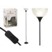 Floor Lamp Gift Decor White Black 60 W 220-240 V 22 x 185 x 22 cm (2 Units) - Декорация и Осветление<<<Дом