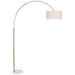 Floor Lamp Home ESPRIT White Beige Golden 126 x 40 x 193 cm - Декорация и Осветление<<<Дом