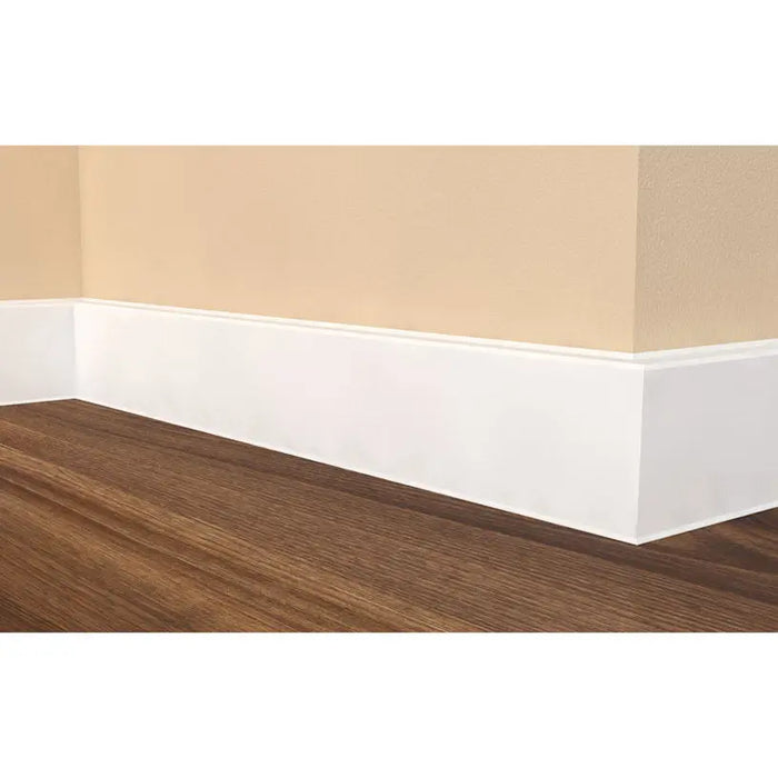 FLOOR MDF BOARD WITH PVC COATING DOELLKEN CUBU FLEX 80 WHITE - Первази за ламинат<<<Паркет и елементи за