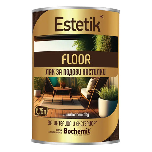 FLOOR POLISH 750 ML BOCHEMIT ESTETIK - Лакове за дърво<<<Лакове и импрегнанти за дърво<<<Бои и лакове<<<Praktiker