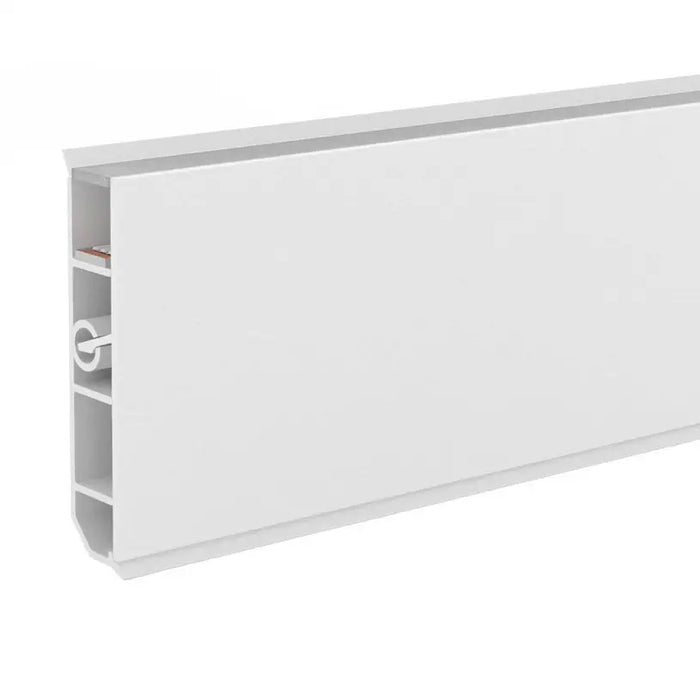 FLOOR PVC SKILLS DOELLKEN CUBICA COVER 2.5M WHITE UPPER AXIS - Первази за ламинат<<<Паркет и елементи за