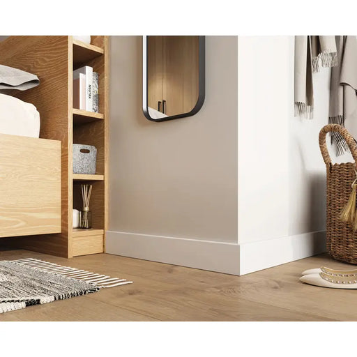 FLOOR PVC SKILLS VILO SEMPLA 80 701 WHITE - Первази за ламинат<<<Паркет и елементи за монтаж<<<Подови и стенни