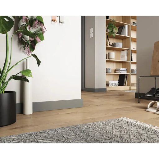FLOOR PVC SKILLS VILO SEMPLA 80 703 DARK GRAY - Первази за ламинат<<<Паркет и елементи за монтаж<<<Подови и стенни