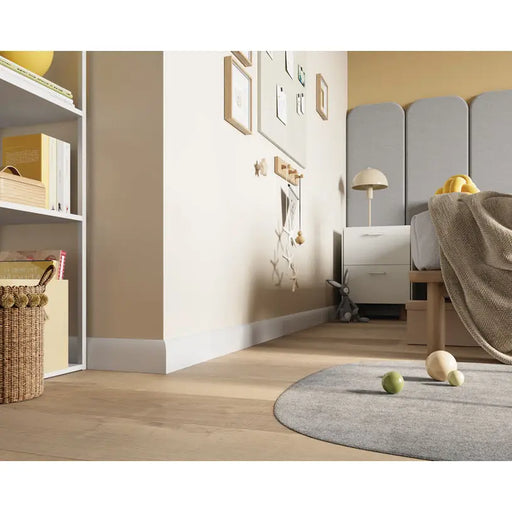 FLOOR PVC SKILLS VILO SEMPLA 80 708 WHITE - Первази за ламинат<<<Паркет и елементи за монтаж<<<Подови и стенни