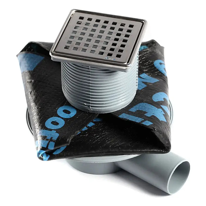 FLOOR SIPHON WITH BITUMEN INSULATION AKVO ADJUSTABLE - Подови сифони и аксесоари<<<Вик<<<Строителни