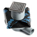 FLOOR SIPHON WITH BITUMEN INSULATION AKVO ADJUSTABLE - Подови сифони и аксесоари<<<Вик<<<Строителни